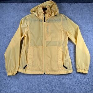 L.L. Bean Yellow Hooded Jacket Size XS
